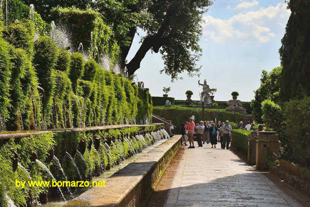 Viale delle cento fontane